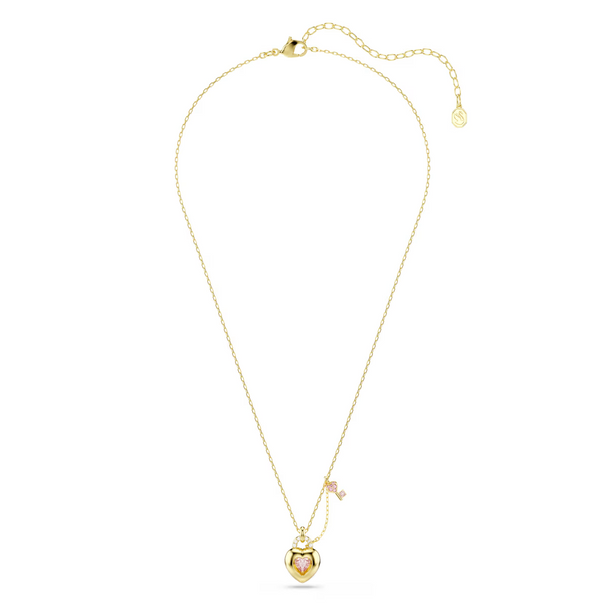 SWAROVSKI IDYLLIA HEART KEY PINK GOLD - ACCESSORIES JEWELRY NECKLACE - 5737288