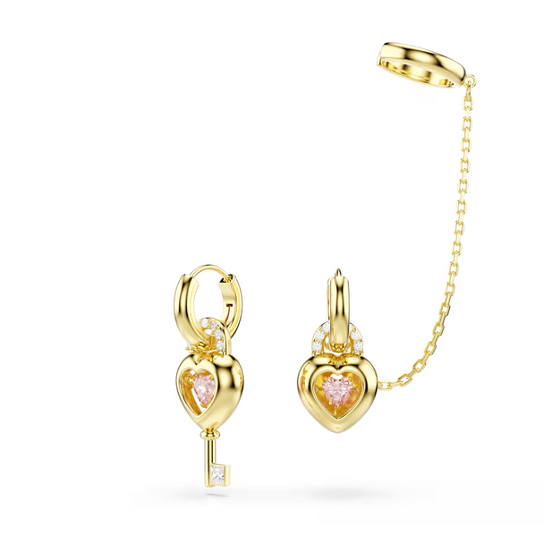 SWAROVSKI IDYLLIA EAR CUFF HEART KEY - ACCESSORIES JEWELRY EARRINGS - 5737294