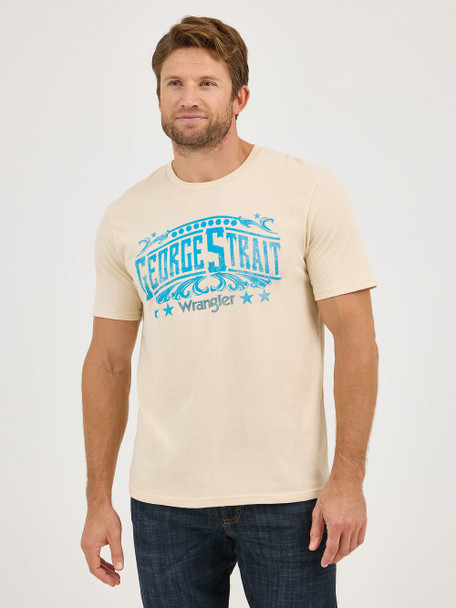 WRANGLER GEORGE STRAIT GRAPHIC FOG - MENS TEE  - 112361071
