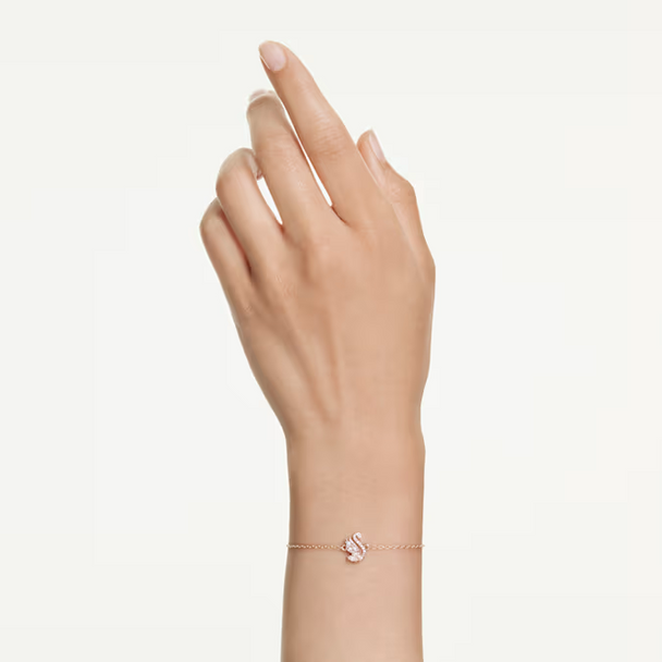 SWAROVSKI SWAN MIXED CUTS ROSE GOLD - ACCESSORIES JEWELRY BRACELET - 5738202