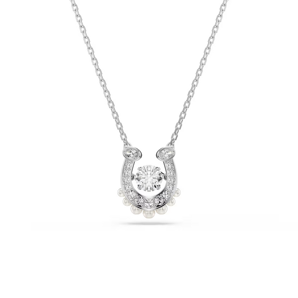 SWAROVSKI SYMBOLICA HORSE SHOE WHITE - ACCESSORIES JEWELRY NECKLACE - 5736972