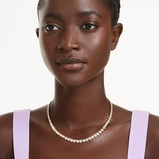 SWAROVSKI UNA  ANGELIC ROUND CUT WHITE - ACCESSORIES JEWELRY NECKLACE - 5751560