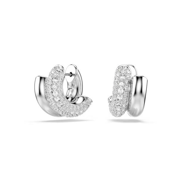 SWAROVSKI DEXTERA WHITE HOOPS - ACCESSORIES JEWELRY EARRINGS - 5747826