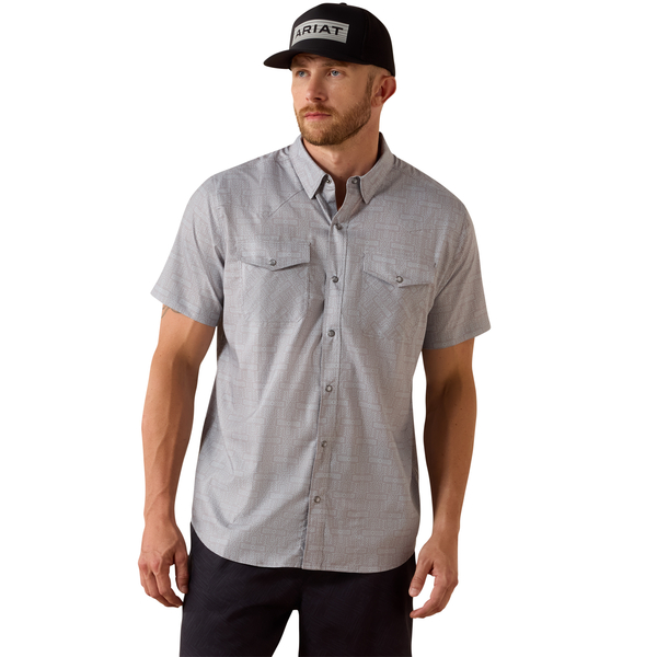 ARIAT PRINTED VENTTEK SKY ROCKET - MENS SHIRT  - 10071044