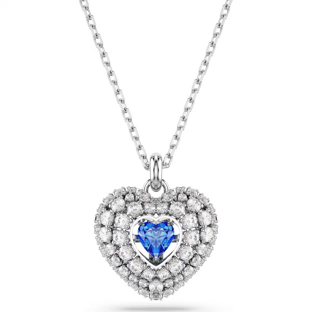 SWAROVSKI IDYLLIA PENDANT BLUE HEART - ACCESSORIES JEWELRY NECKLACE - 5680403