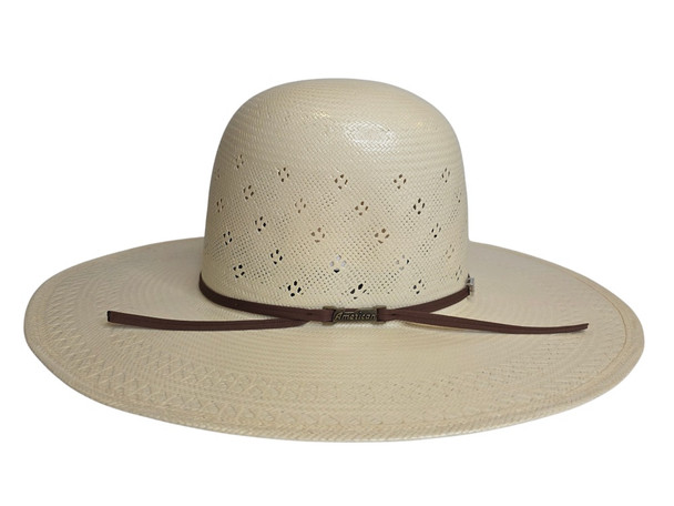 AMERICAN HAT COMPANY OPEN CROWN 4 1/4" DIAMOND VENT - HAT STRAWS  - 8120