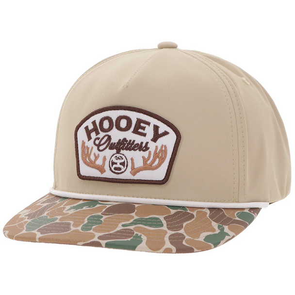 HOOEY "OUTFITTERS" TAN CAMO - HATS CAP  - 6026T-TNCA