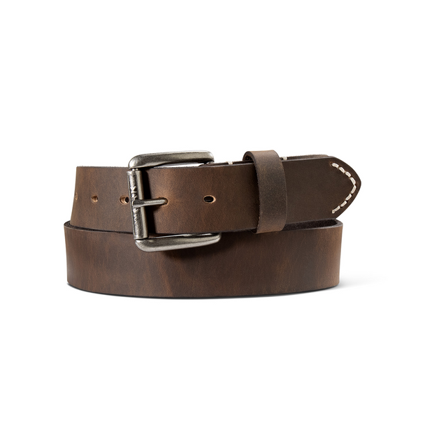ARIAT THICK STITCH LEATHER BROWN - ACCESSORIES BELT MEN - A1702302