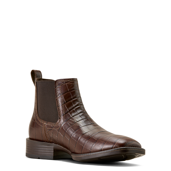 ARIAT BOOKER ULTRA CHOCOLATE CROC - BOOT MENS WESTERN - 10074162