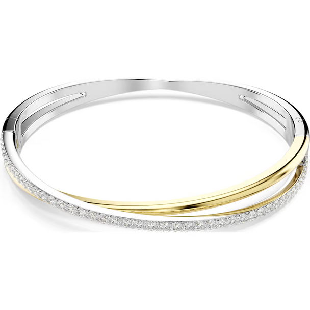 SWAROVSKI HYPERBOLA BANGLE WHITE - ACCESSORIES JEWELRY BRACELET - 5689720