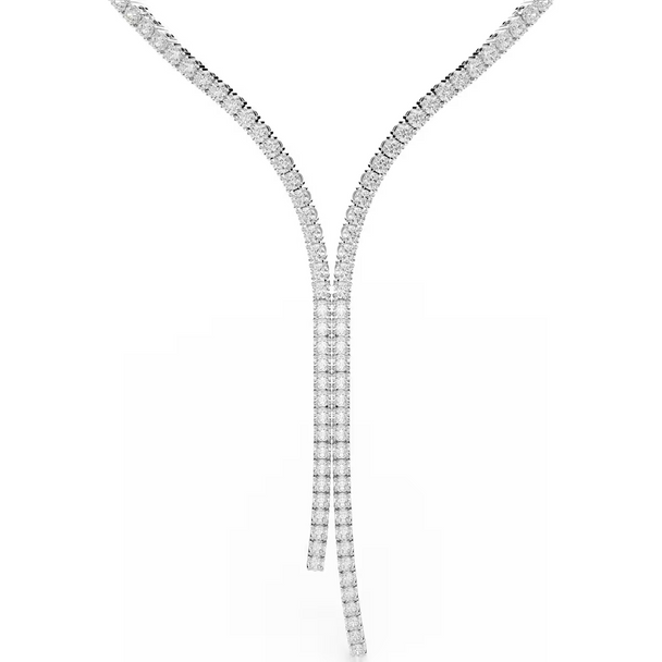 SWAROVSKI MATRIX Y ROUND CUT WHITE - ACCESSORIES JEWELRY NECKLACE - 5707988