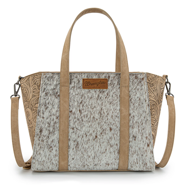 MONTANA WEST GENUINE HAIR-ON COWHIDE TAN - LADIES PURSES  - WG252-8012TN