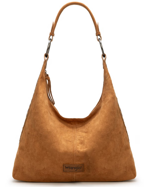 MONTANA WEST FLORAL TOOLED HOBO BAG BROWN - LADIES PURSES  - WG276-9182BR