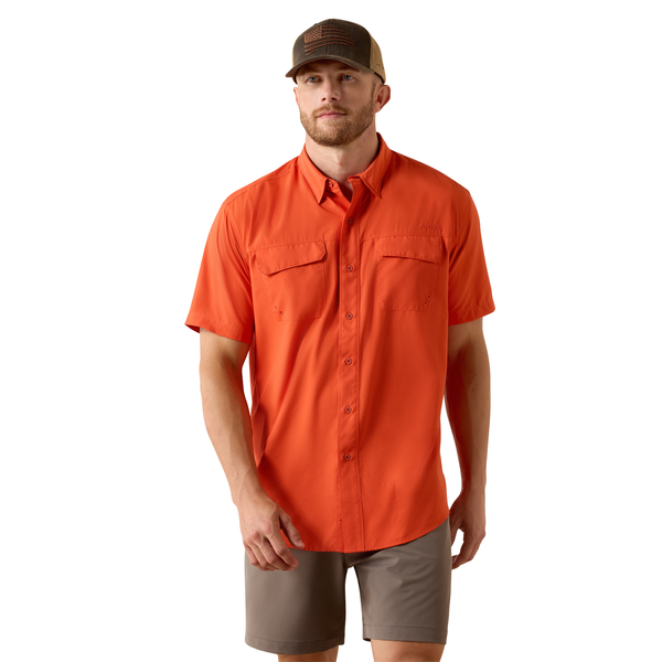 ARIAT VENTTEK OUTBOUND PAPRIKA RED - MENS SHIRT  - 10071553