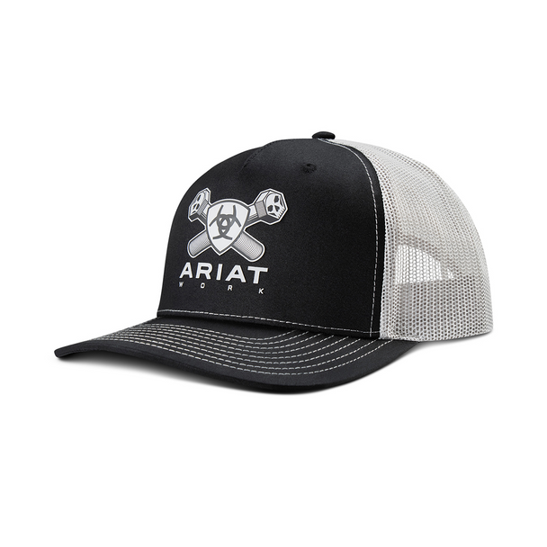 ARIAT R112 DOUBLE BOLT BLACK - HATS CAP  - A290003001