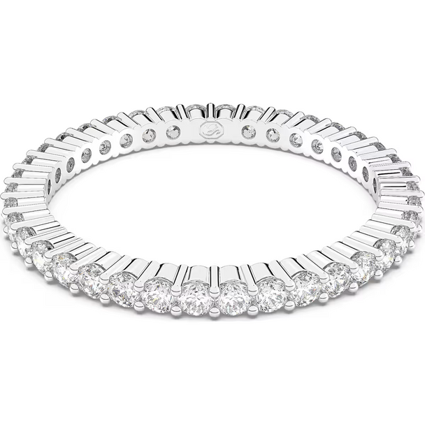 SWAROVSKI MATRIX VITTORE SILVER WHITE - ACCESSORIES JEWELRY RING - 565629