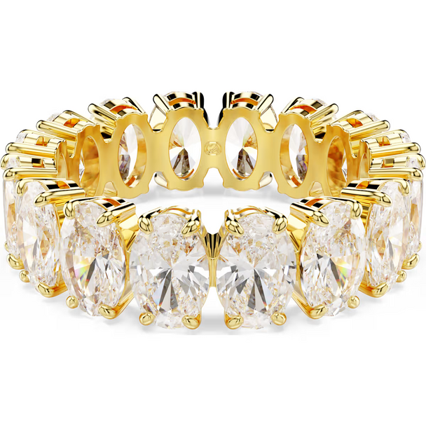 SWAROVSKI MATRIX OVAL CUT GOLD WHITE - ACCESSORIES JEWELRY RING - 570719
