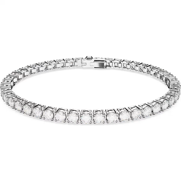 SWAROVSKI MATRIX TENNIS SILVER WHITE - ACCESSORIES JEWELRY BRACELET - 564893
