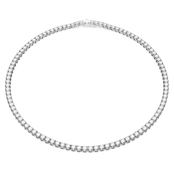 SWAROVSKI MATRIX TENNIS SILVER WHITE - ACCESSORIES JEWELRY NECKLACE - 568179