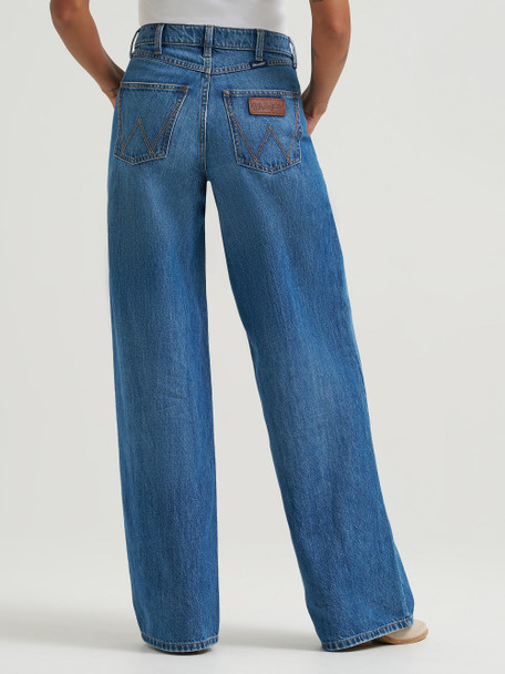 WRANGLER HIGH RISE YVETTE WIDE LEG - LADIES JEANS  - 112359363