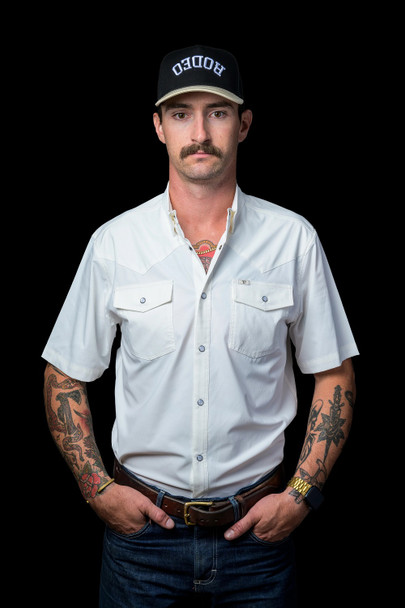 FERREL WHITE SNAP SHIRT - MENS SHIRT  - FSS1002300