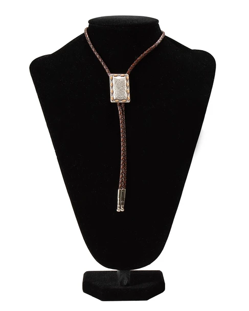DOUBLE S RECTAGLE BUCK LACE CONCHO BOLO - ACCESSORIES OTHER  - 22421