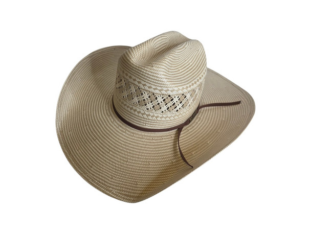 AMERICAN HAT COMPANY 2 TONE 20X STAR BASKET WEAVE - HAT STRAWS  - 1011RC