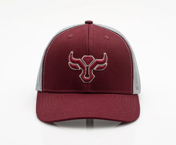 RODEO TWILL MESH RED GREY - HATS CAP  - TH101-1110