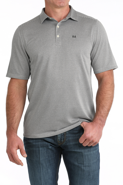 CINCH ARENAFLEX BLUE PRINT - MENS POLO  - MTK1865040