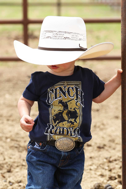 CINCH BABY RODEO ROYAL BLUE TEE - KIDS BOYS TEE - MTT7672070