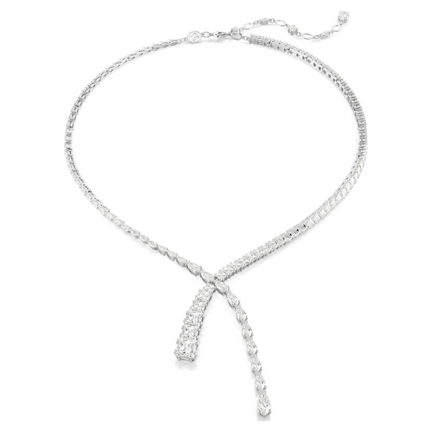 SWAROVSKI MATRIX Y NECKLACE SILVER - ACCESSORIES JEWELRY NECKLACE - 5692533