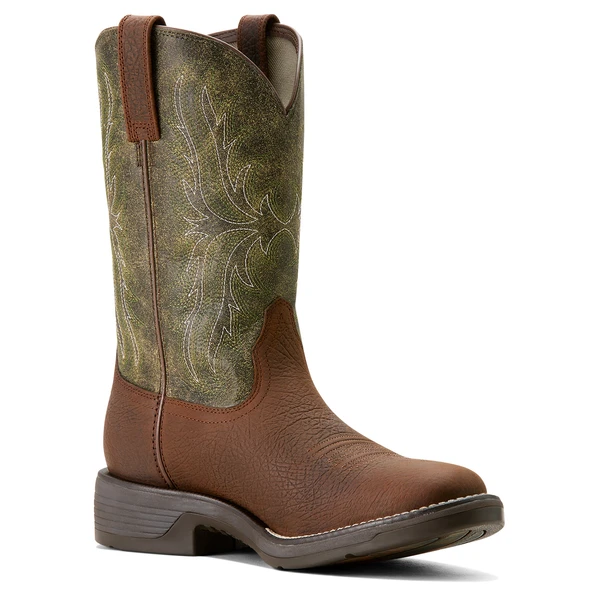 ARIAT RIDGEBACK ROUND TOE BROWN - BOOT MENS WORK - 10053575