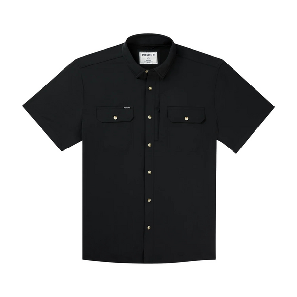 PONCHO  THE BURNT END BLACK - MENS SHIRT  - BURNT END