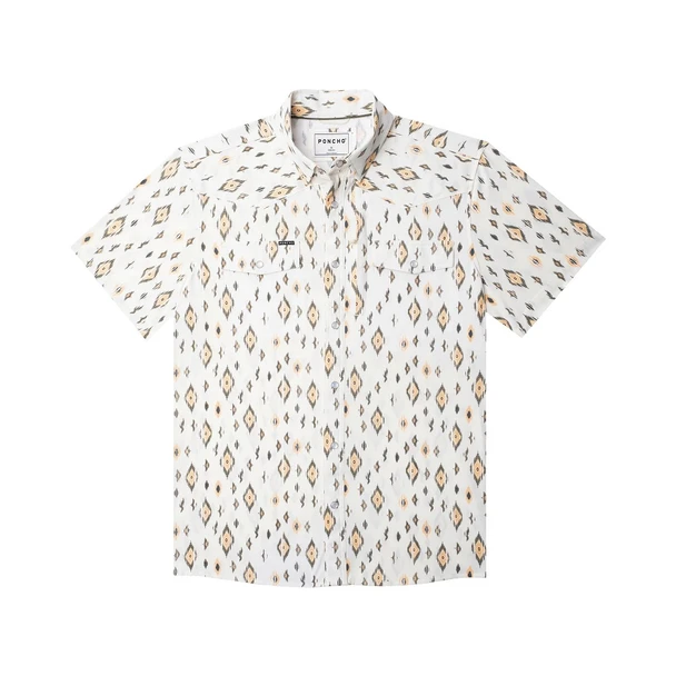 PONCHO  THE DIAMOND BACK CREAM RETRO - MENS SHIRT  - THE DIAMOND BACK