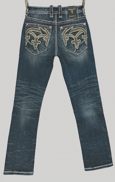 ROCK REVIVAL MIGUEL J202 STRAIGHT LEG - MENS JEANS  - RP5704J202R