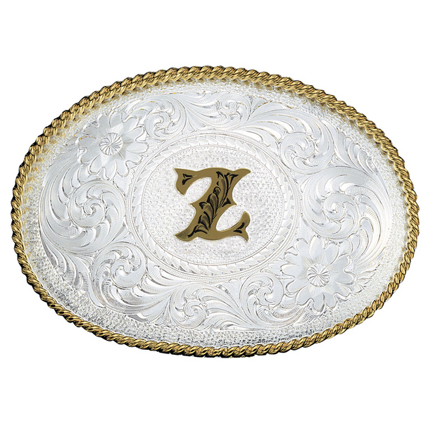 MONTANA SILVERSMITHS INITIAL Z SILVER TWO TONED - ACC BUCKLE  - 700Z
