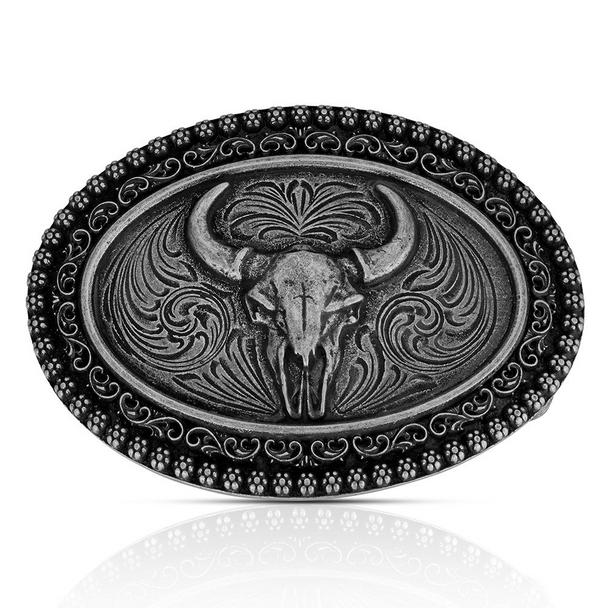 ATTITUDE BY MONTANA SILVERSMITHS FRONTIER PRIDE BUFFALO - ACC BUCKLE  - A1081