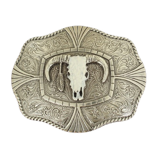 NOCONA LONGHORN SKULL - ACC BUCKLE  - 37403