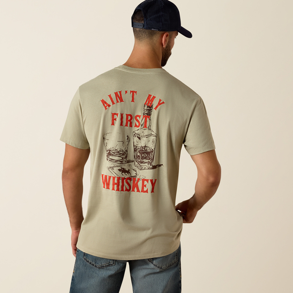 ARIAT WHISKY UNO ELM TAN - MENS TEE  - 10073484
