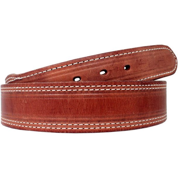 DOUBLE J HARNESS LEATHER STITCHED - ACCESSORIES BELT MEN - B127