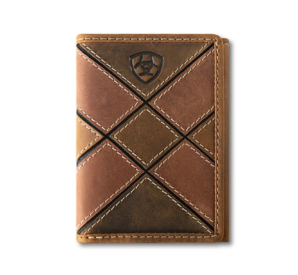 ARIAT TRIFOLD PATCHWORK EMBOSSED - ACCESSORIES WALLET  - A3565497