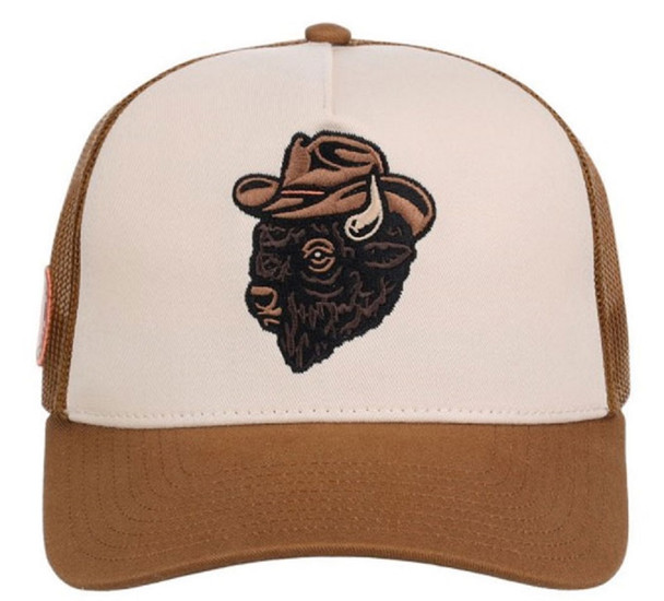 STETSON OUTLAW BISON KHAKI - HATS CAP  - 07-077-0102-0151KH