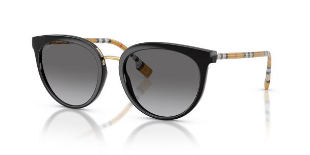 BURBERRY SOPHIA BLACK GREY GRAD - SUNGLASS BURBERRY  - 4316385311
