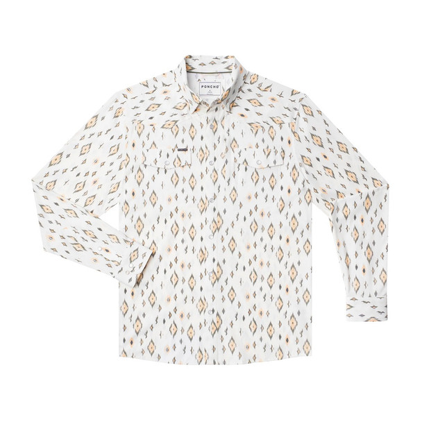PONCHO  THE RATTLER CREAM RETRO - MENS SHIRT  - THE RATTLER