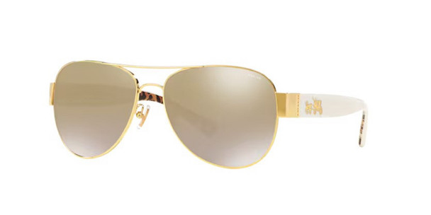COACH GOLD W/ GOLD FLASH GRADIENT - SUNGLASS COACH  - 705992496E