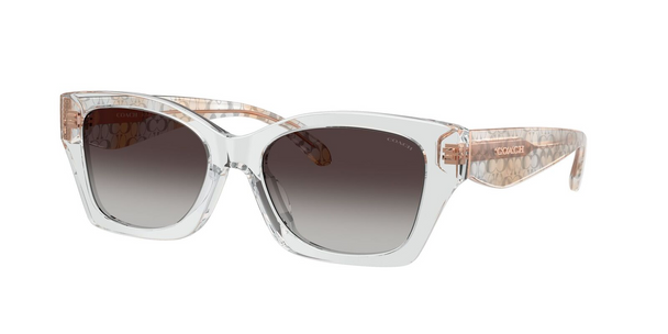 COACH CDP 49 TRANSPARENT GREY - SUNGLASS COACH  - 8451U59358G