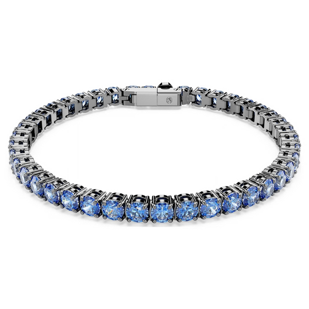 SWAROVSKI MATRIX TENNIS ROUND CUT BLUE - ACCESSORIES JEWELRY BRACELET - 574344