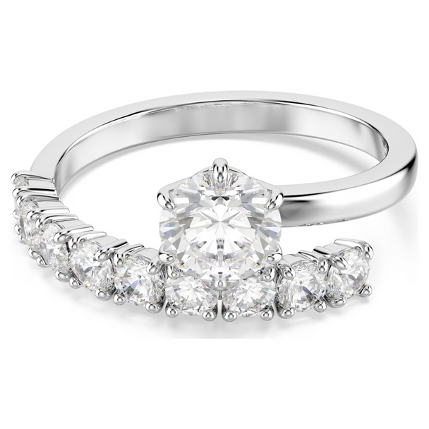 SWAROVSKI MATRIX OPEN WHITE SILVER - ACCESSORIES JEWELRY RING - 575356