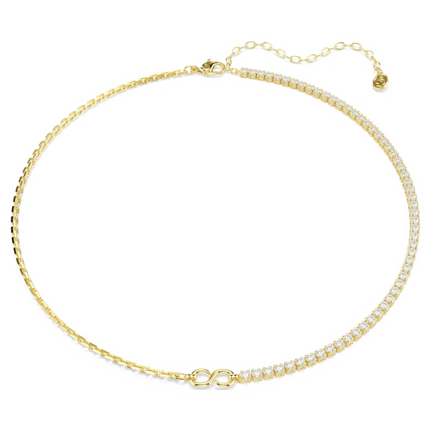 SWAROVSKI MATRIX S SHAPE LINK GOLD - ACCESSORIES JEWELRY NECKLACE - 5747717