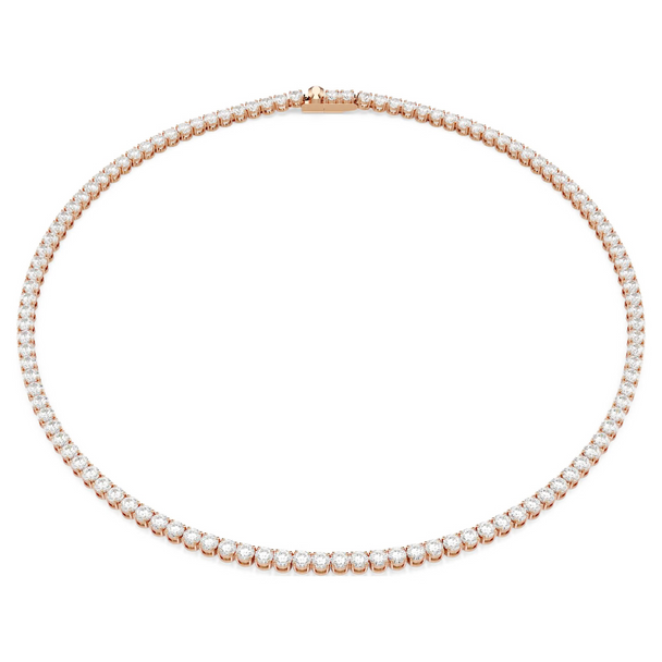 SWAROVSKI MATRIX TENNIS 18K ROSE GOLD - ACCESSORIES JEWELRY NECKLACE - 5764194